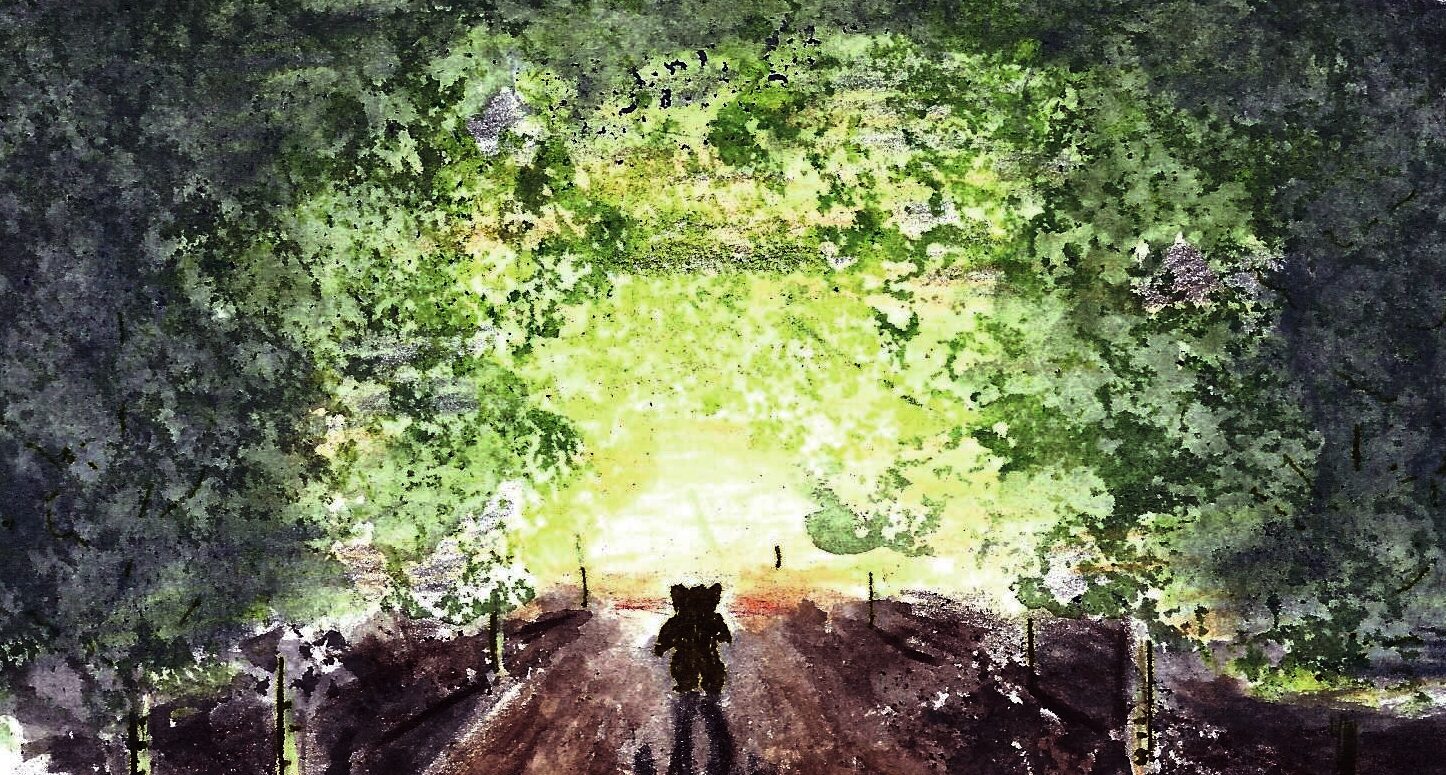 Adrian on the bridge